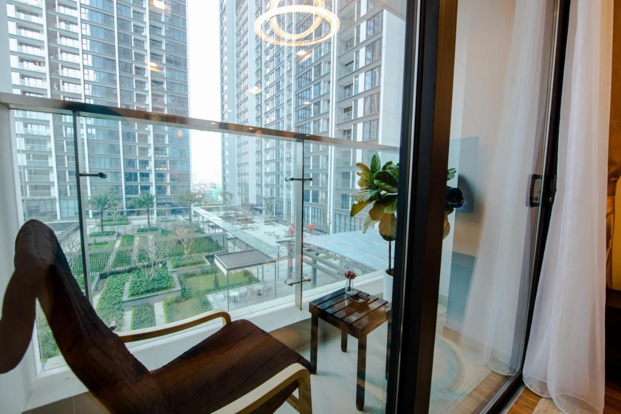 Hi-Home Suites - Vinhomes Metropolis Hanoj Exteriér fotografie