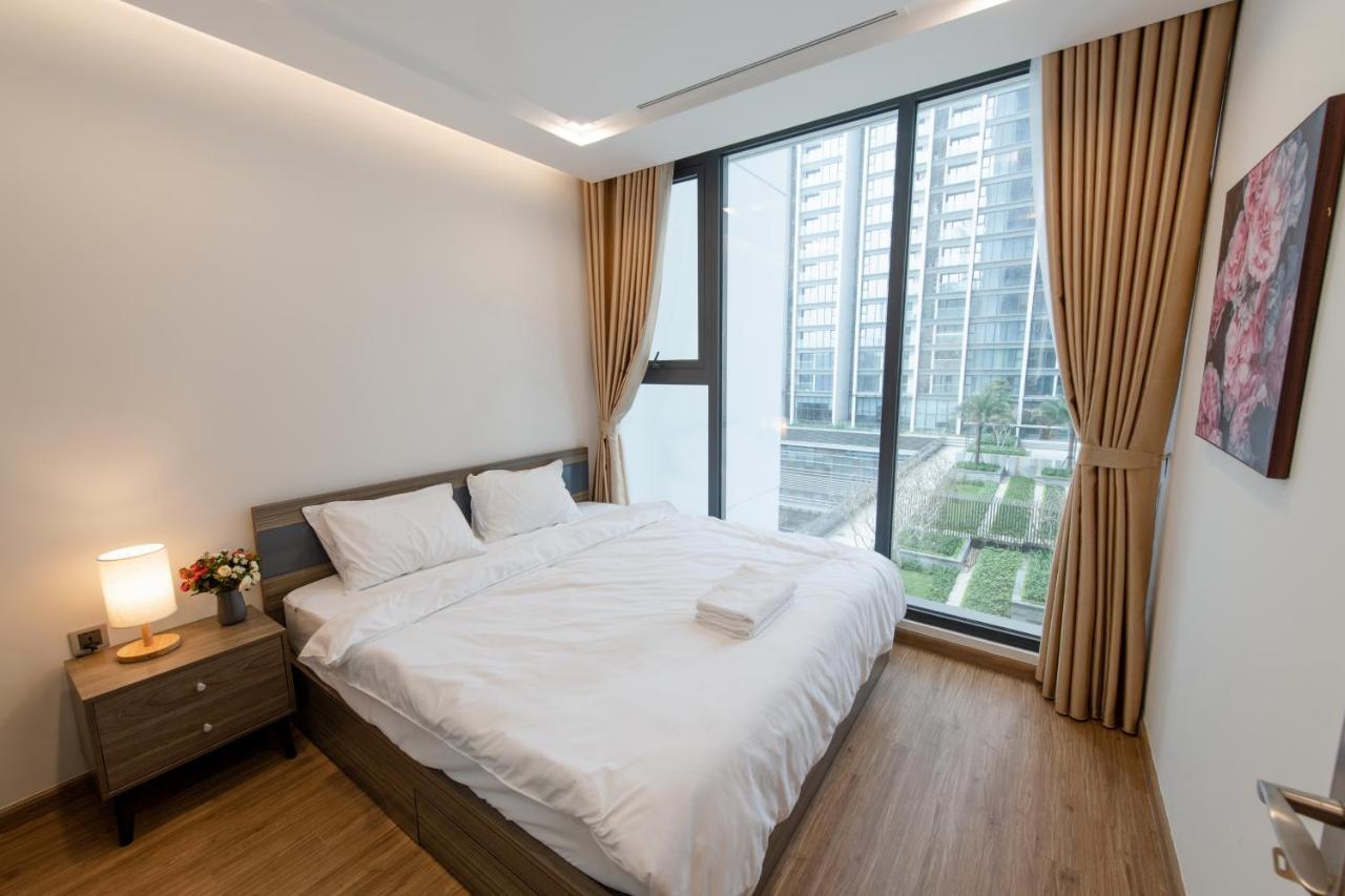 Hi-Home Suites - Vinhomes Metropolis Hanoj Exteriér fotografie