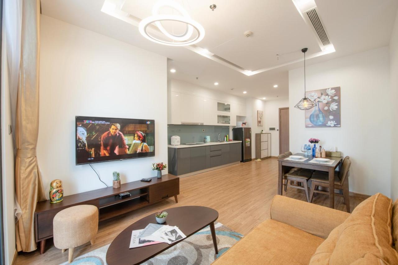 Hi-Home Suites - Vinhomes Metropolis Hanoj Exteriér fotografie