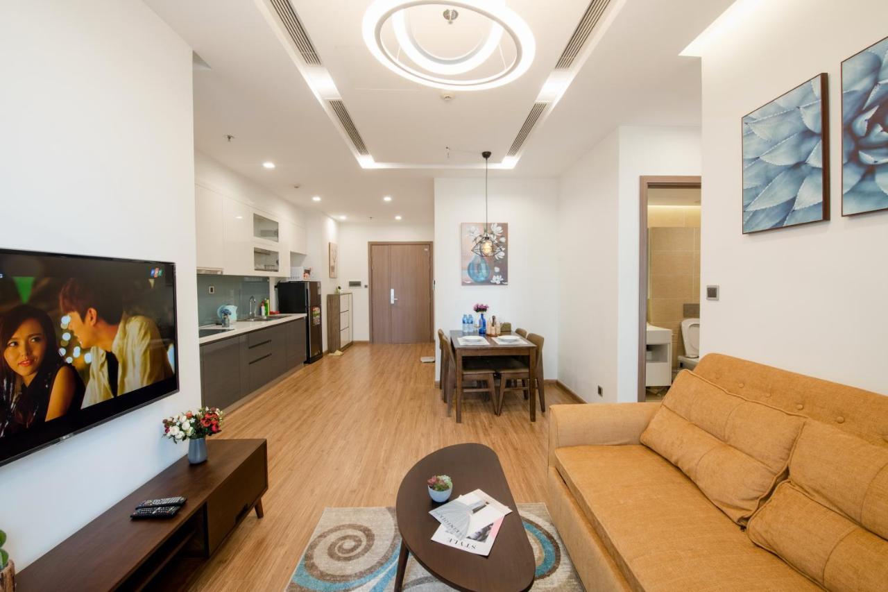 Hi-Home Suites - Vinhomes Metropolis Hanoj Exteriér fotografie