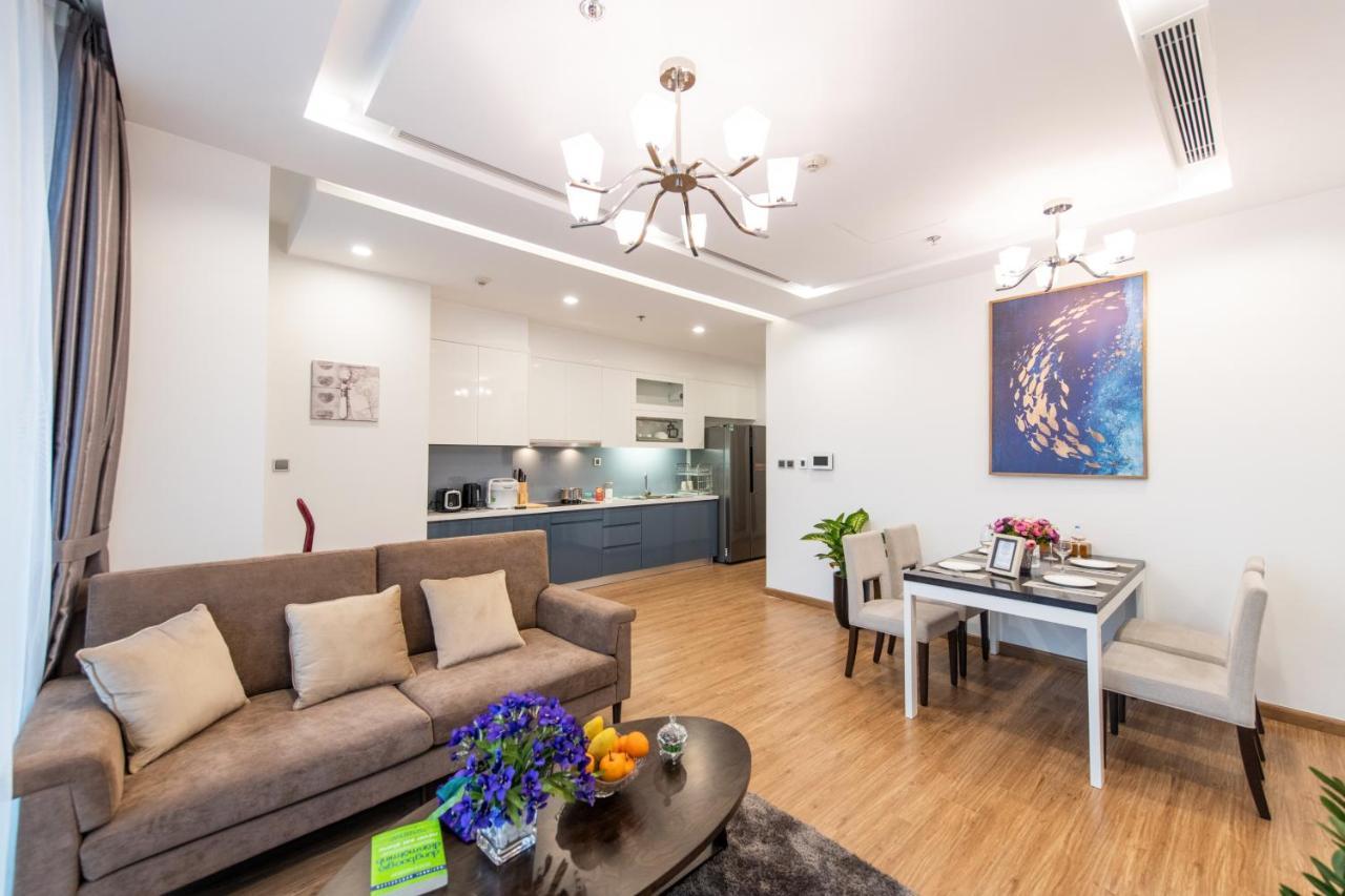 Hi-Home Suites - Vinhomes Metropolis Hanoj Exteriér fotografie