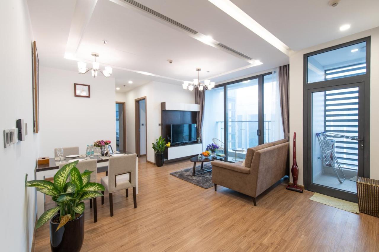 Hi-Home Suites - Vinhomes Metropolis Hanoj Exteriér fotografie
