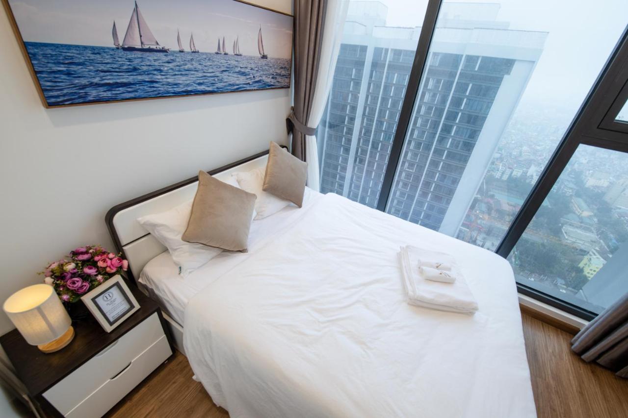 Hi-Home Suites - Vinhomes Metropolis Hanoj Exteriér fotografie