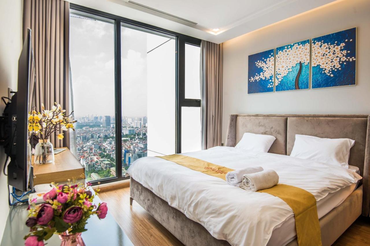 Hi-Home Suites - Vinhomes Metropolis Hanoj Exteriér fotografie
