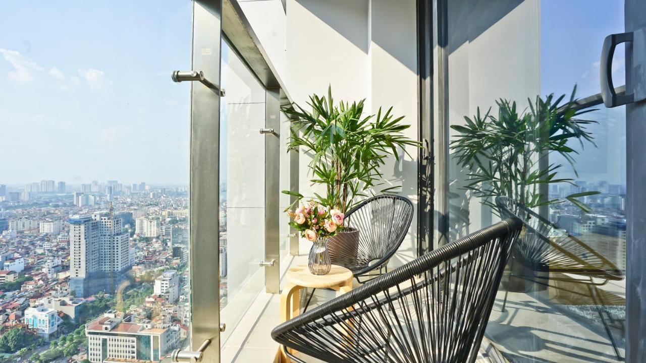 Hi-Home Suites - Vinhomes Metropolis Hanoj Exteriér fotografie