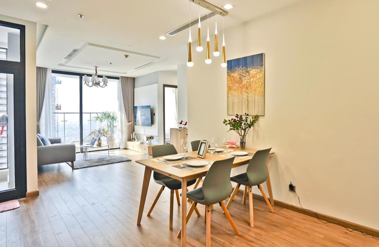 Hi-Home Suites - Vinhomes Metropolis Hanoj Exteriér fotografie