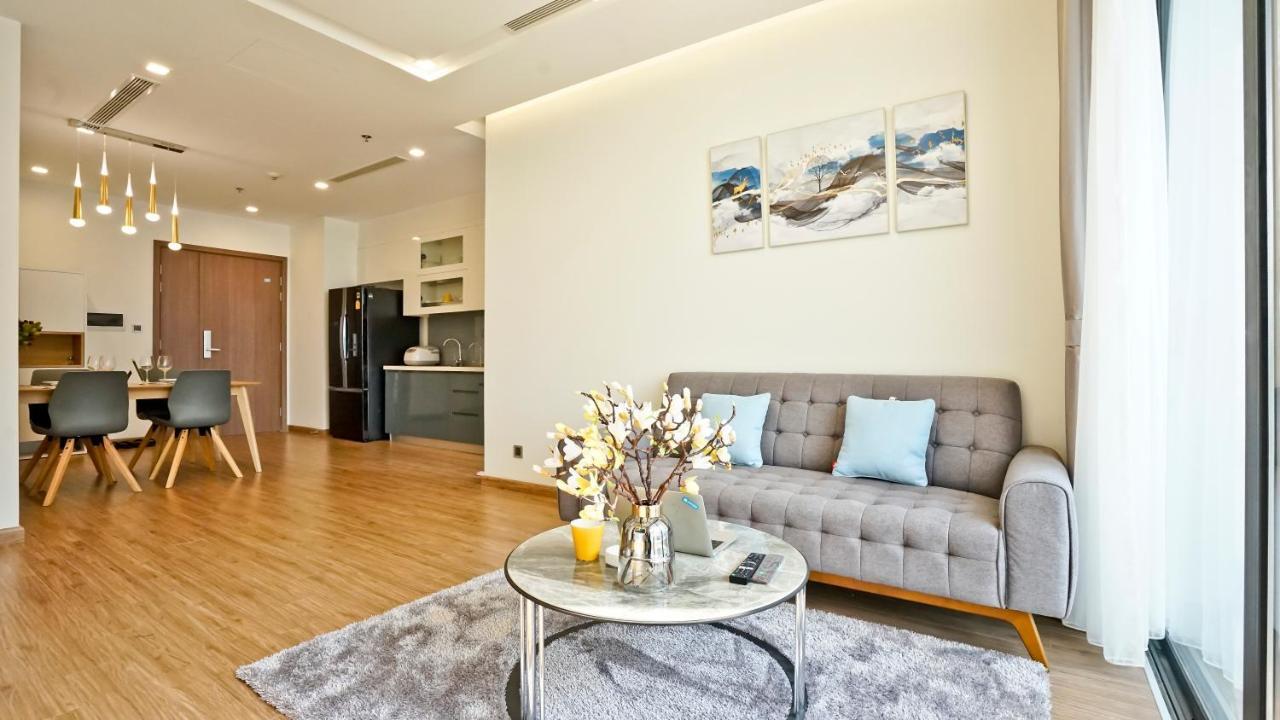Hi-Home Suites - Vinhomes Metropolis Hanoj Exteriér fotografie